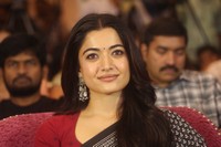 Rashmika Mandanna Black Saree Pics